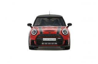 MINI COOPER S JCW PACKAGE RED 2021 OttO mobile 1:18 Resinemodell (Türen, Motorhaube... nicht zu öffnen!)